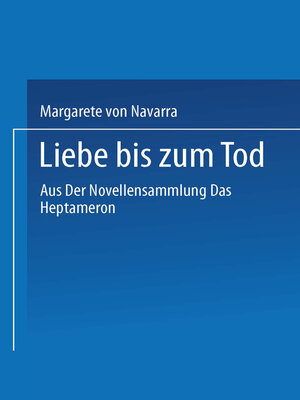 cover image of Liebe bis zum Tod